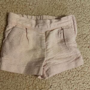 Janie and Jack pink shimmer shorts 2t
